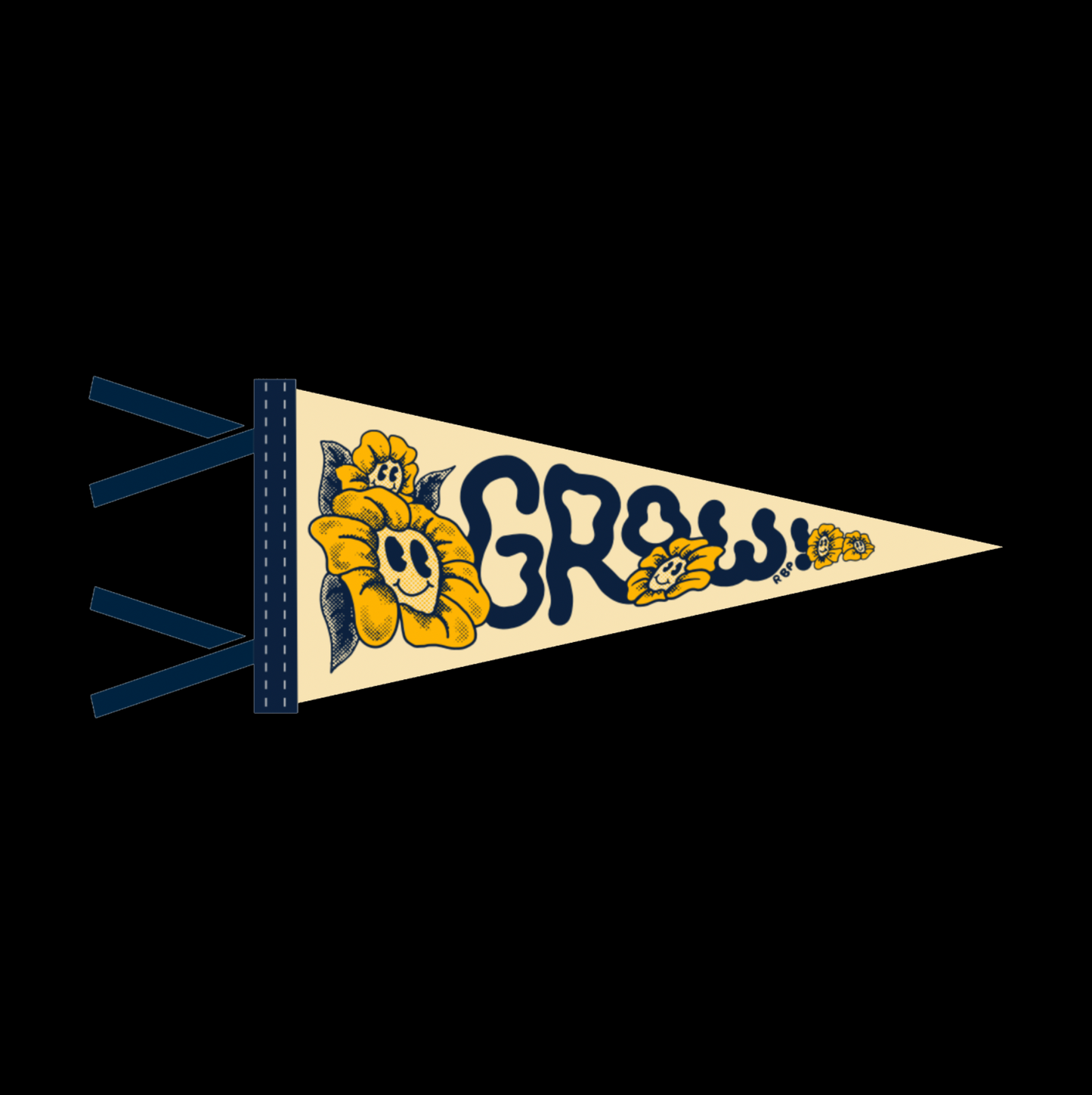 RBP Merch - 'Grow!' Mini Pennants