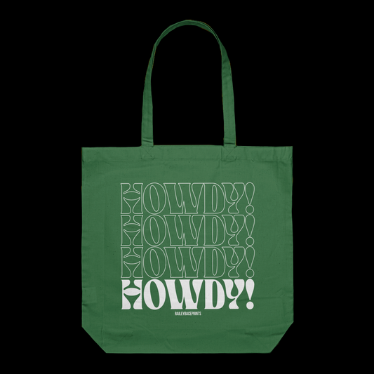 RBP Merch - "Howdy!" Tote - Green