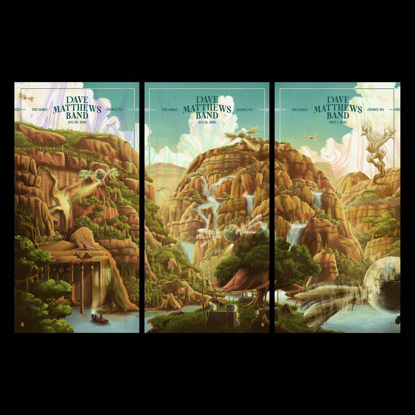 DMB - The Gorge 2024 Triptych